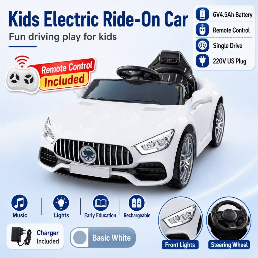 Kids Electric Remote Control Ride-on Car (Category: Remote Control Toys) located in Manila. Submitted by djqflores (Listing ID 1460928712, Image 1). Description: used for 1 week orig price 3k+.
