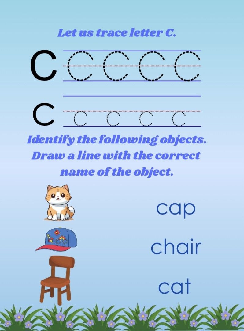 Kids Tracing & Learning Workbook | Letters, Shapes & Words | Printable PDF (Category: Children's Books) located in Mandaue City. Submitted by yzzprintables (Listing ID 1461085234, Image 3). Description: .📚 Kids Tracing & Learning Workbook – Printable PDF Make learning fun and engaging! ✏️✨ This printable workbook helps young learners practice: 🔤 Letters / ABC – trace letters and learn words associated with them 🔷 Shapes – trace and recognize d