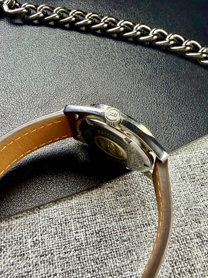 King Seiko Hi-Beat 36000 (Category: Men's Watches) located in Bacoor. Submitted by offtheclock (Listing ID 1461013470, Image 3). Description: King Seiko Hi-Beat 36000 Condition: Pre-owned Reference No: 45-7001 (October 1969) Movement: Automatic Hand Winding (4500A - Daini Seikosha Factory) Power Reserve: 40 Hours Material: High-Grade Stainless Steel Case Diameter: 36mm (Hardlex Mineral Crystal) Dial: Light Silver / Sunburst Champagne (Patina) Str
