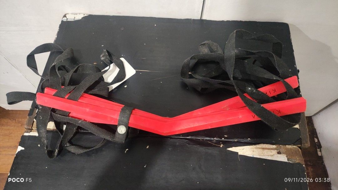 Kipsta Red Agility Training ladder (Category: Other Sports Equipment and Supplies) located in Quezon City. Submitted by ralphralph (Listing ID 1460984882, Image 1). Description: kipsta training ladder - Previously used for practice sessions - Still in decent condition for continued use.