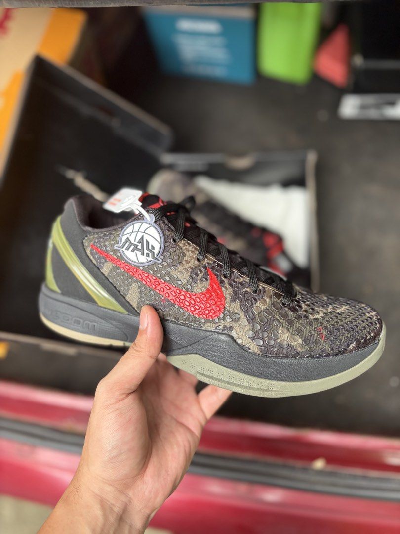 Kobe 6 “Italian Camo” (Category: Casual Shoes) located in Imus. Submitted by leesamuelmndz04 (Listing ID 1461030576, Image 1). Description: For Sale Kobe 6 “Italian Camo” Size US 8.5 | EUR 41 Max Batch 2,499.