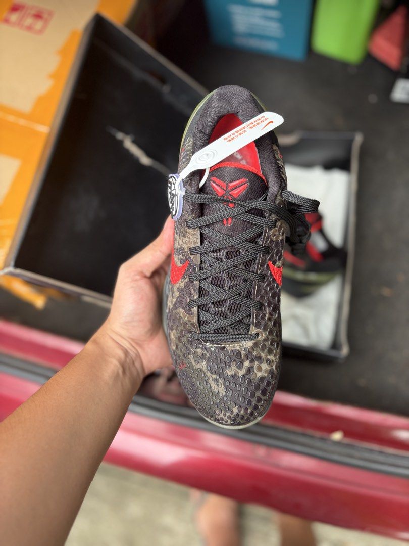 Kobe 6 “Italian Camo” (Category: Casual Shoes) located in Imus. Submitted by leesamuelmndz04 (Listing ID 1461030576, Image 3). Description: For Sale Kobe 6 “Italian Camo” Size US 8.5 | EUR 41 Max Batch 2,499.