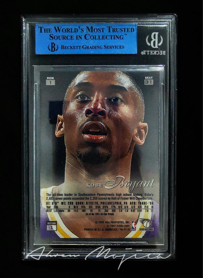 Kobe Bryant RC (Category: Vintage Collectibles) located in Trece Martires City. Submitted by somecallitswagger (Listing ID 1460847264, Image 2). Description: Kobe Bryant RC 1996-1997 Flair Showcase Row 1 -#31 .