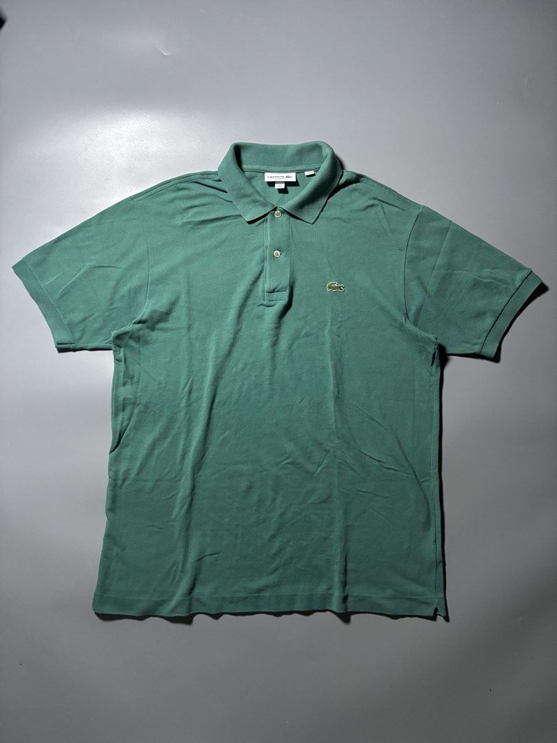 Lacoste polo shirt (Category: Tshirts & Polo Shirts ) located in Manila. Submitted by austinace04 (Listing ID 1460938845, Image 1). Description: - Good As New - Size L On Tag - 22 x 28 - Issue None.