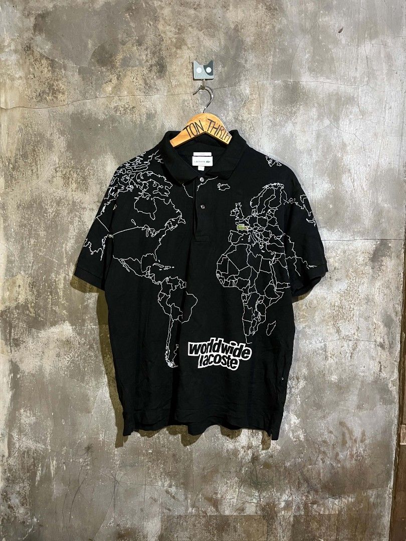 Lacoste Worldwide (Category: Tshirts & Polo Shirts ) located in Andop. Submitted by tonthrift_st (Listing ID 1461111627, Image 1). Description: Lacoste Wolrd Wide As new condition Size XL on tag ( unisex ) Dimes W23.5 L27.5 No issue / flaws 🏷️📥 📍Kapalong, Davao del Norte.