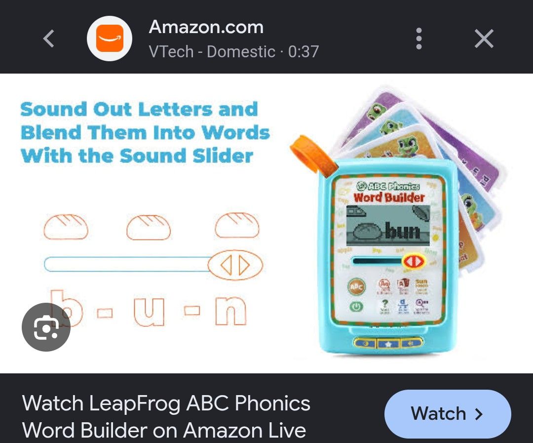 LeapFrog ABC Phonics Word Builder (Category: Educational & Learning Toys) located in Pasig City. Submitted by tllc09 (Listing ID 1461111657, Image 2). Description: Brand new working sounds complete card issue tended box.