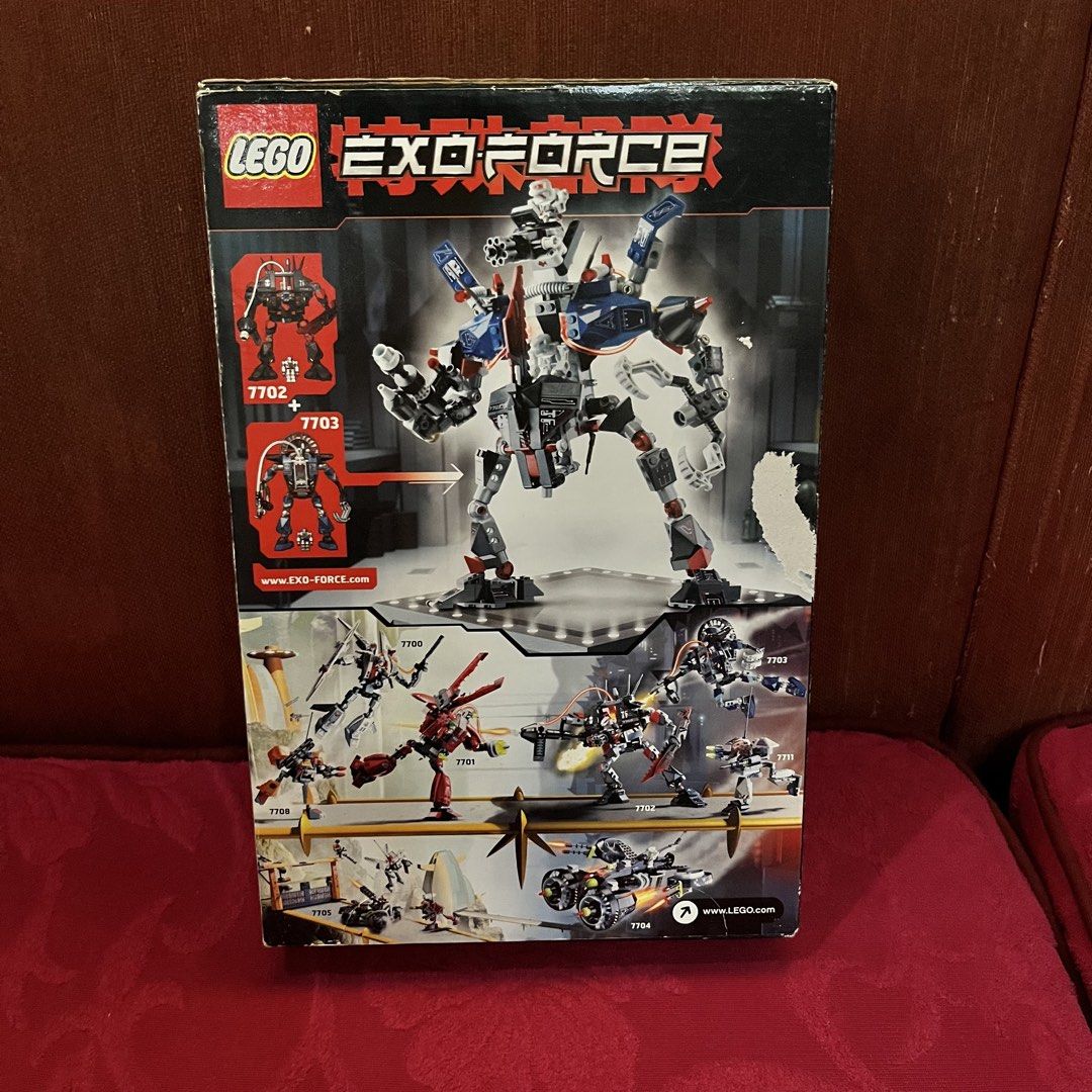 LEGO Exo-Force Co-Pack (Category: Other Stationery & Craft) located in Samal. Submitted by thatsodd (Listing ID 1461012414, Image 2). Description: LEGO Exo-Force Co-Pack B, which combines set 7702 (Thunder Fury) and set 7703 (Fire Vulture) from 2006..