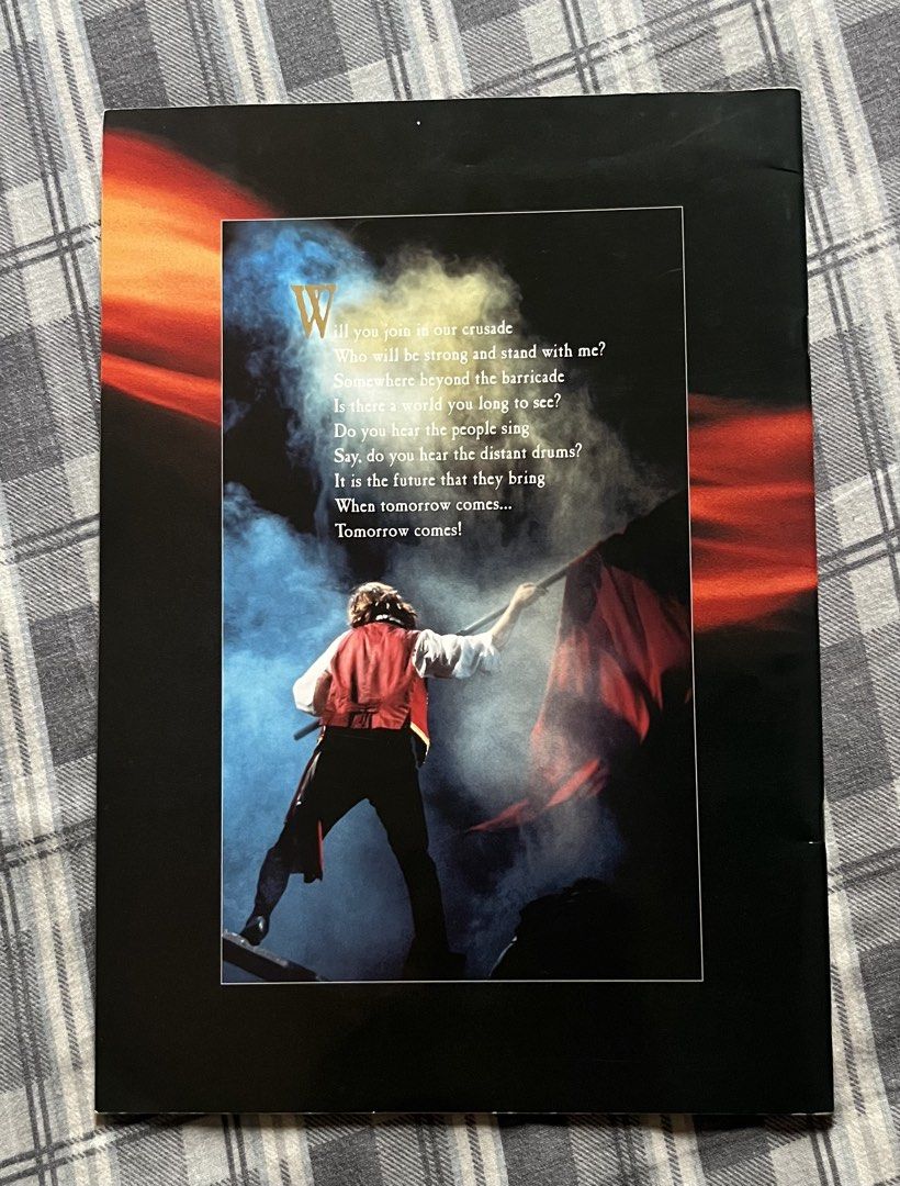 Les Miserables Musical Program Booklet (Category: Storybooks) located in Marikina City. Submitted by dongv70 (Listing ID 1460974095, Image 2). Description: Program booklet from the musical Les Miserables features the london cast photos and information about the show's history and production ₱1800.00 + Shipping.