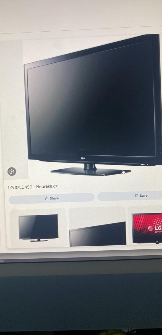 LG 37LD460 Television - August 2010 (Category: TV) located in Muntinlupa City. Submitted by tiens.merch (Listing ID 1461000107, Image 1). Description: - LG 37LD460 Television - Manufactured: August 2010 - Model: 37LD460-MA - Serial Number: 008INMFA6867 - Power: AC 100-240V - Please check photos for detailed condition..