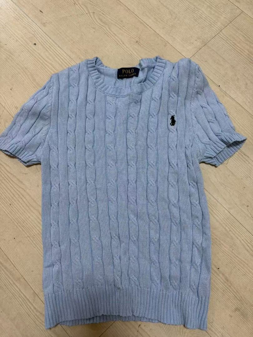 [Like New] Light Blue Knit Polo Top (Category: Activewear) located in Caloocan City. Submitted by coolearth_c6104a (Listing ID 1460930045, Image 1). Description: .