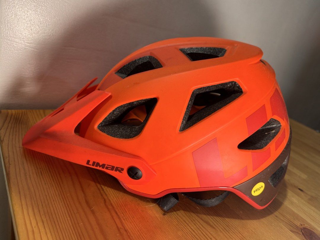 Limar Delta MIPS Cycling Helmet - Orange (Category: Bicycles) located in Makati City. Submitted by dionne060 (Listing ID 1461040800, Image 1). Description: - Orange Limar Delta helmet - Features MIPS technology for enhanced safety - Ideal for mountain biking - Adjustable straps for a secure fit - Shows minor scuffs from normal use - Ready for your next adventure!.
