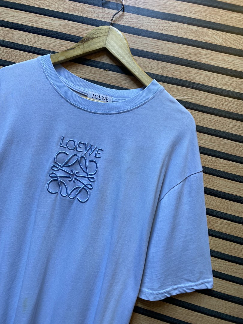 LOEWE “EMBROID DESIGN” TEE (Category: Tshirts & Polo Shirts ) located in Makati City. Submitted by drip.poww (Listing ID 1461091841, Image 2). Description: - Authentic - Color: Sky blue - Size: Large - Dimes: 22x28 - Authentic - Excellent condition - Need wash, fresh from bale - Material: 100% Cotton Please don’t expect too much—these are thrifted (ukay) items. 😊 !!STILL NEGOTIABLE!!.