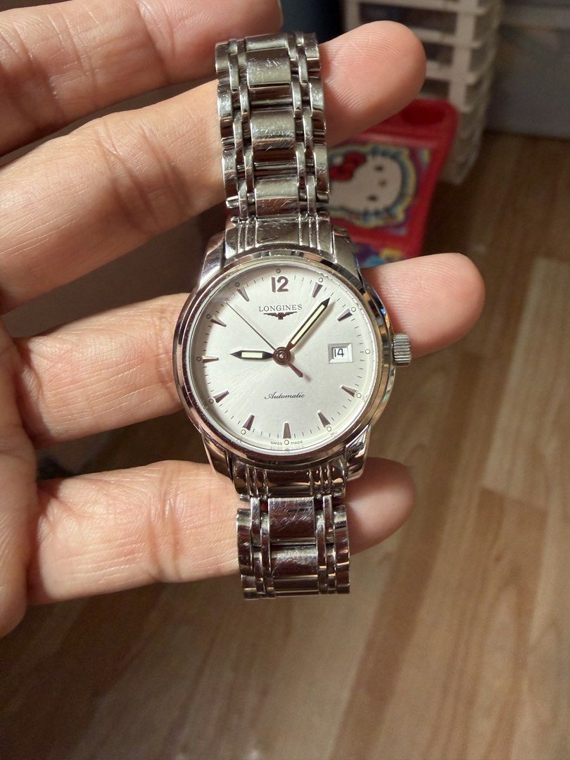 Longines Saint-Imier Collection Automatic Watch (Category: Luxury Watches) located in Taguig. Submitted by silenteagle.77b0f8 (Listing ID 1460938328, Image 1). Description: - Authentic Longines Saint-Imier Collection watch - Reliable automatic movement with date function - Durable stainless steel case and bracelet - Elegant silver dial with clear Arabic numeral hour markers - Sold as is I am the personal owner. No more box. Watch lang po. Naiwan 