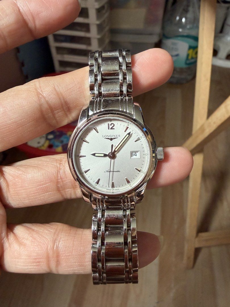 Longines Saint-Imier Collection Automatic Watch (Category: Luxury Watches) located in Taguig. Submitted by silenteagle.77b0f8 (Listing ID 1460938328, Image 3). Description: - Authentic Longines Saint-Imier Collection watch - Reliable automatic movement with date function - Durable stainless steel case and bracelet - Elegant silver dial with clear Arabic numeral hour markers - Sold as is I am the personal owner. No more box. Watch lang po. Naiwan 
