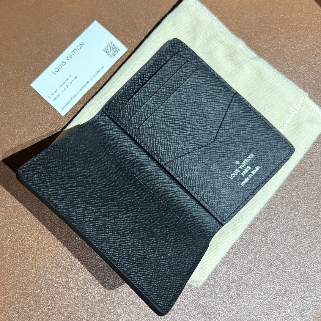 Louis Vuitton Damier Graphite Pocket Organizer (Category: Luxury Bags & Wallets) located in Quezon City. Submitted by endofdayzs (Listing ID 1461069478, Image 2). Description: - Authentic Louis Vuitton Pocket Organizer - Damier Graphite Canvas - Made in Spain - Multiple Card Slots for Organization - Comes with Dust Bag and Box 2026 SRP 26,200.00 Full specs here https://ph.louisvuitton.com/eng-ph/products/pocket-organizer-damier-graphite-canvas-00