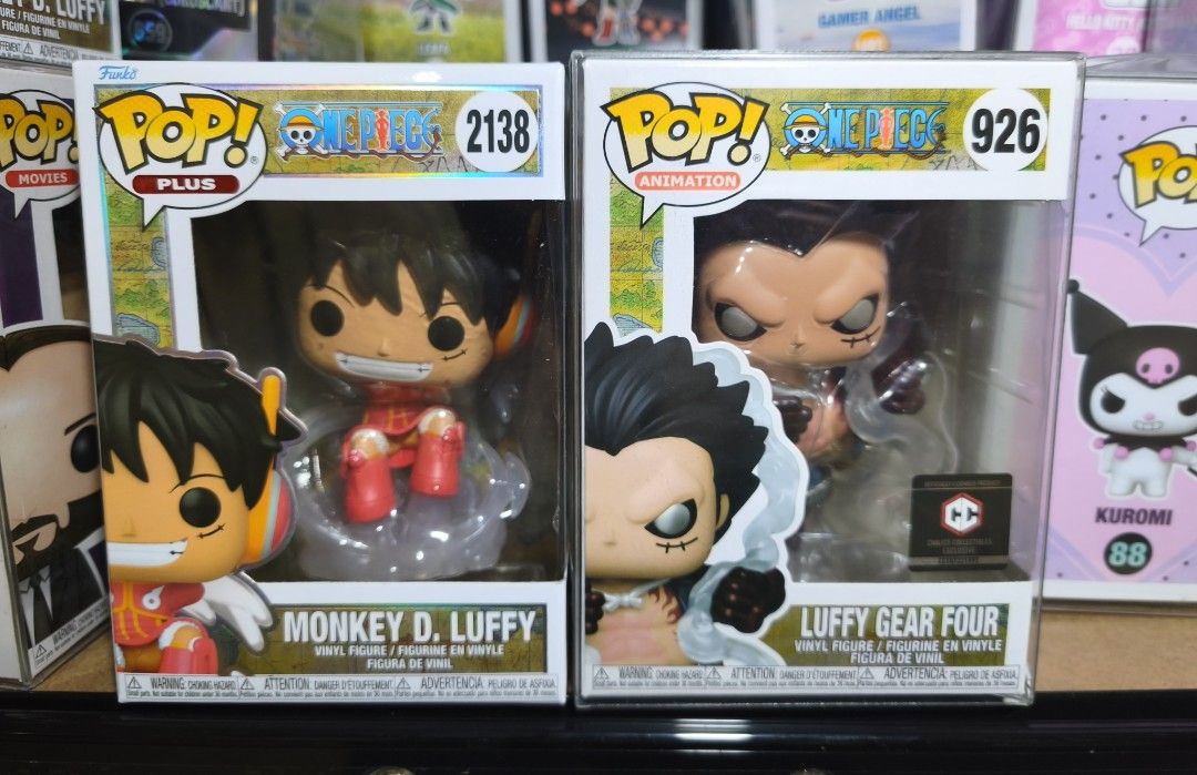 Luffy Funko Pop (Category: Figurines & Statues) located in Manila. Submitted by daily.tipid (Listing ID 1460957489, Image 1). Description: Luffy Funko Pop egghead - 799 Gear four - 1,799 LBC,jnt or lalamove.