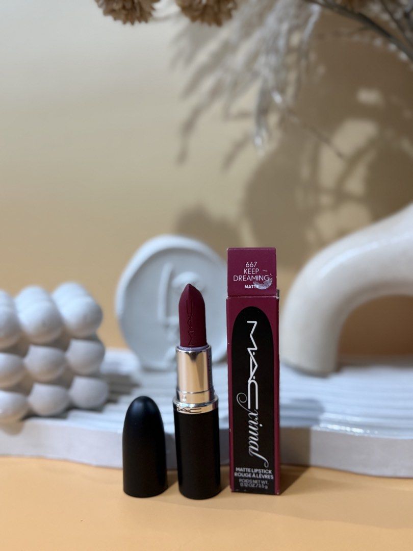Mac Maxcimal in Keep Dreaming Full Size (Category: Makeup) located in Taytay. Submitted by betterthanbare (Listing ID 1460953202, Image 1). Description: Some boxes po ay damaged hence selling low ❗️PAKIBASA BAGO MAG MINE PLS❗️ ✅ STRICTLY 1-2 DAYS RESERVATION ONLY ✅all prices are firm. Low ballers will not be entertained ✅all items are on hand and 100% guranteed authentic WHEN IN DOUBT DONT BUY ✅bawal sa super selan! Some boxes are deformed IF MAA