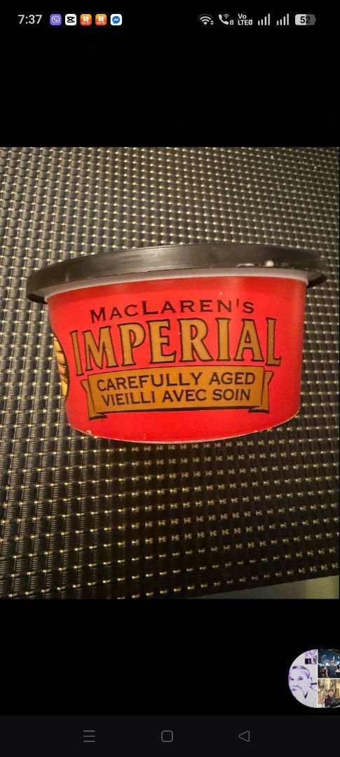 Maclaren's Imperial Carefully Aged Cheese Spread (Category: Other Food & Drinks) located in Quezon City. Submitted by liveriver.2647f2 (Listing ID 1461091772, Image 1). Description: - Maclaren's Imperial Cheese Spread - Carefully aged (vieilli avec soin) - Classic red tub with gold lettering - Ideal for sandwiches and crackers - Perfect for a quick and delicious snack.