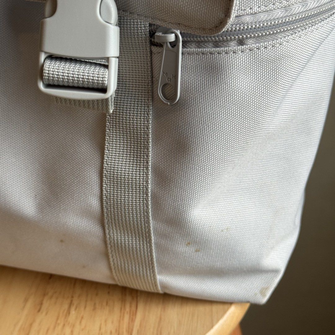 MaH Backpack (Category: Backpacks) located in Santa Rosa. Submitted by ceyllective (Listing ID 1461017028, Image 3). Description: There are visible spots/stains from storage/use, particularly on the front area, as shown in the photos. These may be removable with proper cleaning, but I am selling the bag as-is and uncleaned. Please see all photos and zoom in on the close-up shots before purchasing. RFS: Decluttering / no longer used..