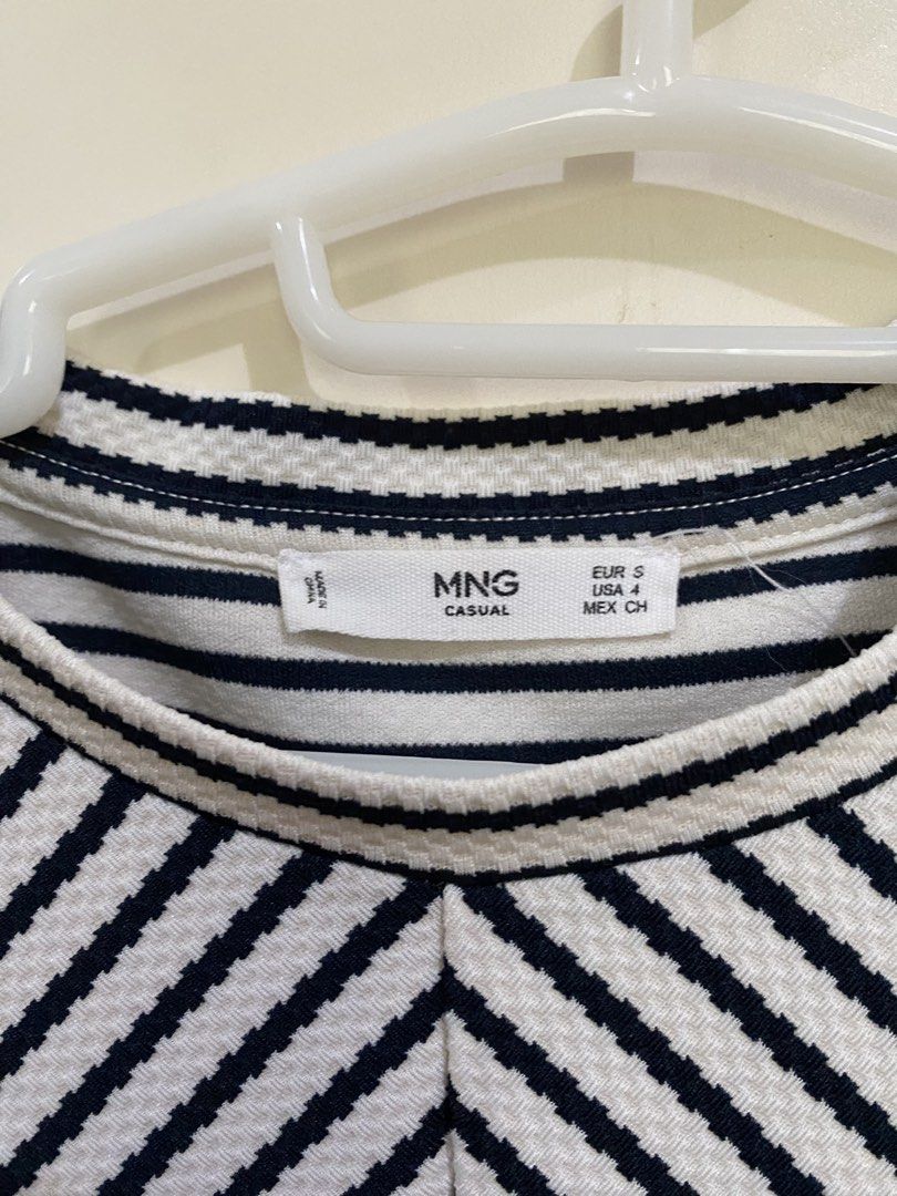 MANGO Casual Striped Mini Dress (Category: Dresses) located in Taguig. Submitted by maly01_ (Listing ID 1461010574, Image 3). Description: used once dm for inquiries :).