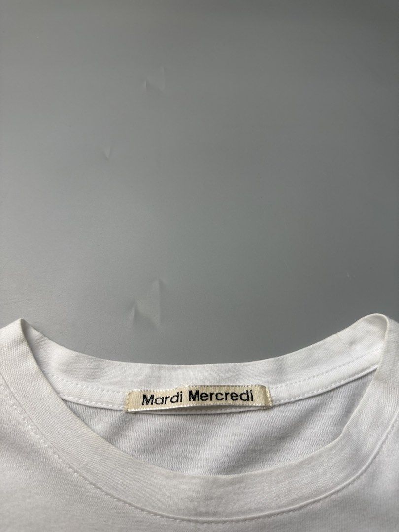 Mardi (Category: Tshirts & Polo Shirts ) located in Pila. Submitted by villanueva80826 (Listing ID 1461067201, Image 3). Description: Mardi Size:medium •Width:20 •Length:26 •Condition: 9/10 •Color rate:9/10 Mine:580 +Shipping fee Issue:light yellow stain not noticeable Still in good condition Still wearable .
