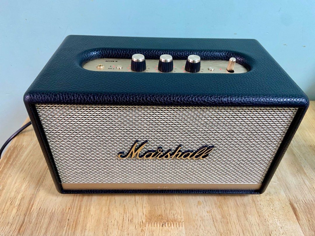 Marshall Acton II 無線藍牙喇叭 （分類：Soundbar、揚聲器、藍牙喇叭、耳擴）位於 Hong Kong。 由 elly012318 提交（商品編號 1460961746，圖片 1）。簡介： Marshall Acton II 無線藍牙喇叭 9成新，冇盒，100%work，跟一原裝電源綫！。