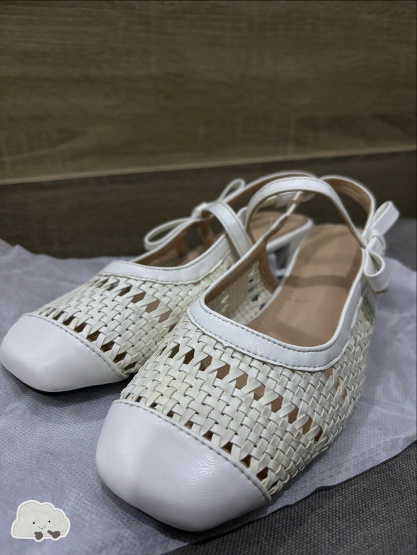 Mary Jane Woven Strap Heels (Category: Flats & Sandals) located in Manila. Submitted by lowccricket (Listing ID 1461027564, Image 1). Description: no meet ups. used once only size 37.