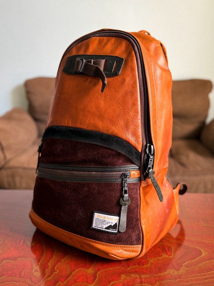 MASTER-PIECE Japan Leather Backpack (Category: Backpacks) located in San Juan, La Union. Submitted by bornunderground.ph (Listing ID 1460962743, Image 3). Description: MASTER-PIECE Japan Leather Backpack • Made in Japan • Approx. 22L capacity • Material: Suede & Genuine Leather • Good overall condition • With visible signs of usage • Fully functional and ready to use Classic Japanese craftsmanship with a timeless, rugged look. Perfect for everyda