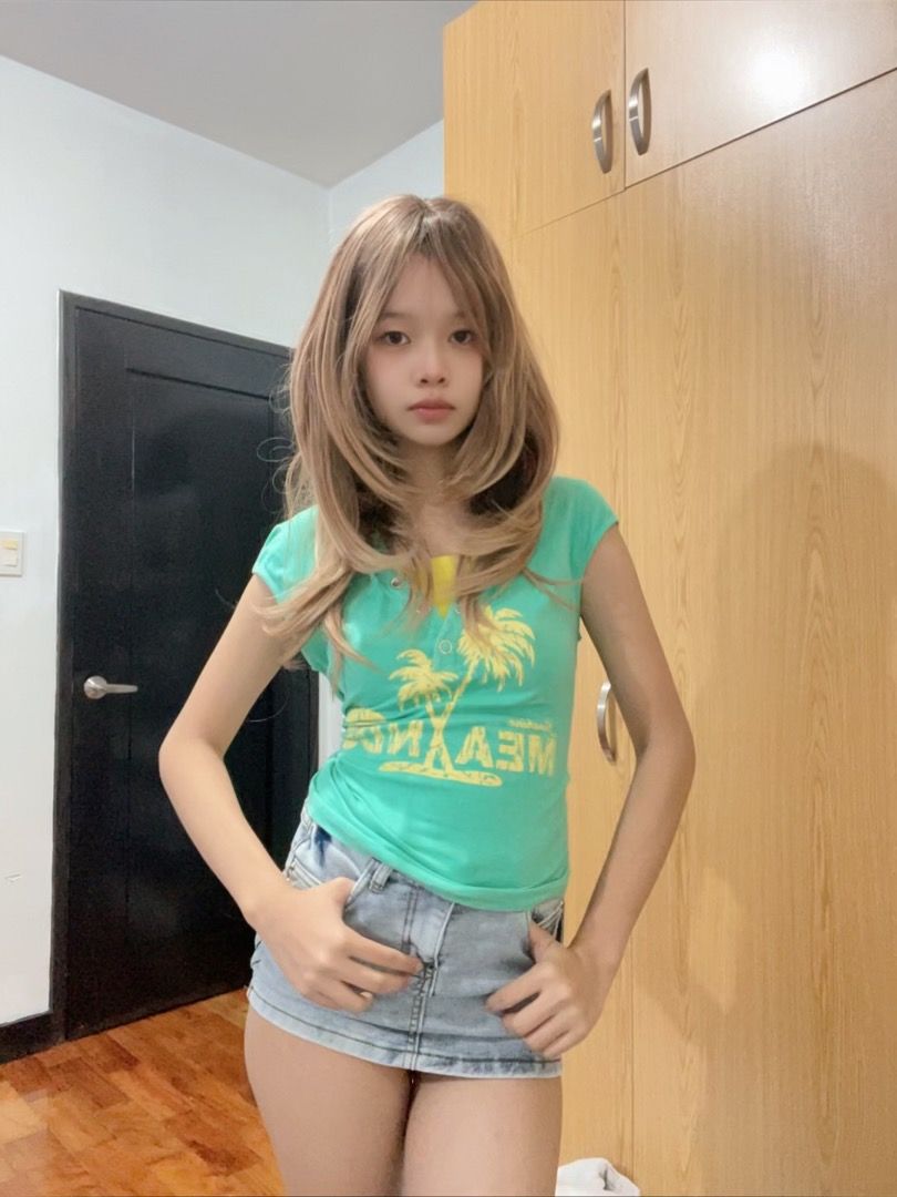 MEANDO Y2k TOP (Category: Shirts) located in Taguig. Submitted by angelricabeltran (Listing ID 1461000669, Image 2). Description: MEANDO Y2k TOP Color: Teal Design: Prints (no flaws) Size: Medium ⋆𓂅✧⋈ ʀᴜʟᴇꜱ ⋆𓂅✧⋈ 🌷 ᴋɪɴᴅʟʏ ᴄᴏᴍᴍᴇɴᴛ “ᴍɪɴᴇ” ꜱᴀ ᴍɪꜱᴍᴏɴɢ ᴘɪᴄ ᴀɴᴅ ᴘʟᴇᴀꜱᴇ ᴍᴇꜱꜱᴀɢᴇ ᴍᴇ ᴀꜱᴀᴘ ꜰᴏʀ ᴄᴏɴꜰɪʀᴍᴀᴛɪᴏɴ. 🌷ɴᴏ ᴄᴀɴᴄᴇʟᴀᴛɪᴏɴ 🌷 ɴᴏ ʀᴇꜱᴇʀᴠᴀᴛɪᴏɴꜱ 🌷 ᴘʟᴇᴀꜱᴇ ꜱᴇɴᴅ ᴀ ᴍᴇꜱꜱᴀɢᴇ ᴀꜱᴀᴘ ᴛᴏ ᴄᴏɴꜰɪʀᴍ ʏᴏᴜʀ ɪᴛᴇᴍꜱ 🌷 ᴀʟʟ ᴅᴇᴛᴀɪʟꜱ ᴀʀᴇ ᴀʟʀᴇᴀᴅʏ ᴘʀᴏᴠɪᴅᴇᴅ ᴇᴀᴄʜ ᴘʜᴏᴛᴏ’ꜱ.
