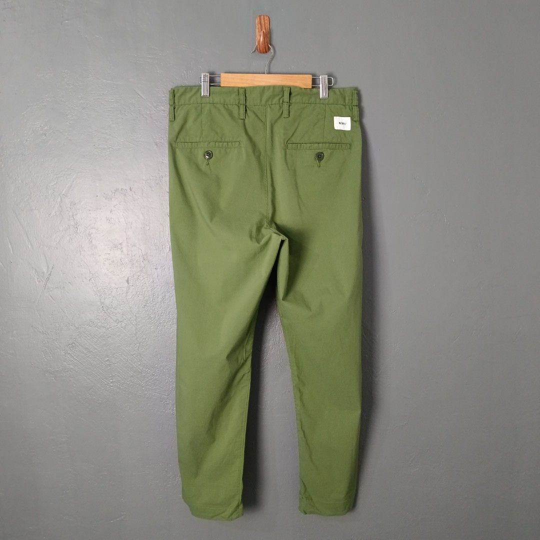 Men's - WTAPS (Category: Trousers) located in Bacolod City. Submitted by drop.ph (Listing ID 1461084491, Image 3). Description: WTAPS - Ripstop Tuck Trousers Authentic *Fits 32 (Actual Tape) Length - 38.5, Leg Opening - 7.5 *Excellent *No Flaws *Price: 1,800php *Add SF if outside Bacolod City .
