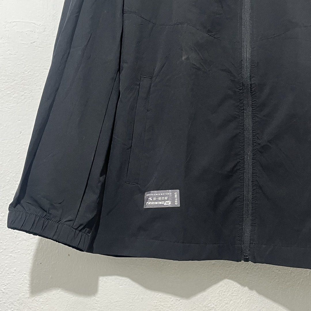 Men's Black Jacket with Hood [Xl] (Category: Coats, Jackets and Outerwear) located in Quezon City. Submitted by jpsstore (Listing ID 1461026054, Image 3). Description: Size: XL Width: 23" Length: 28" Sleeve: 25" No issue MOP: Gcash SHIPPING: J&t | Lalamove.