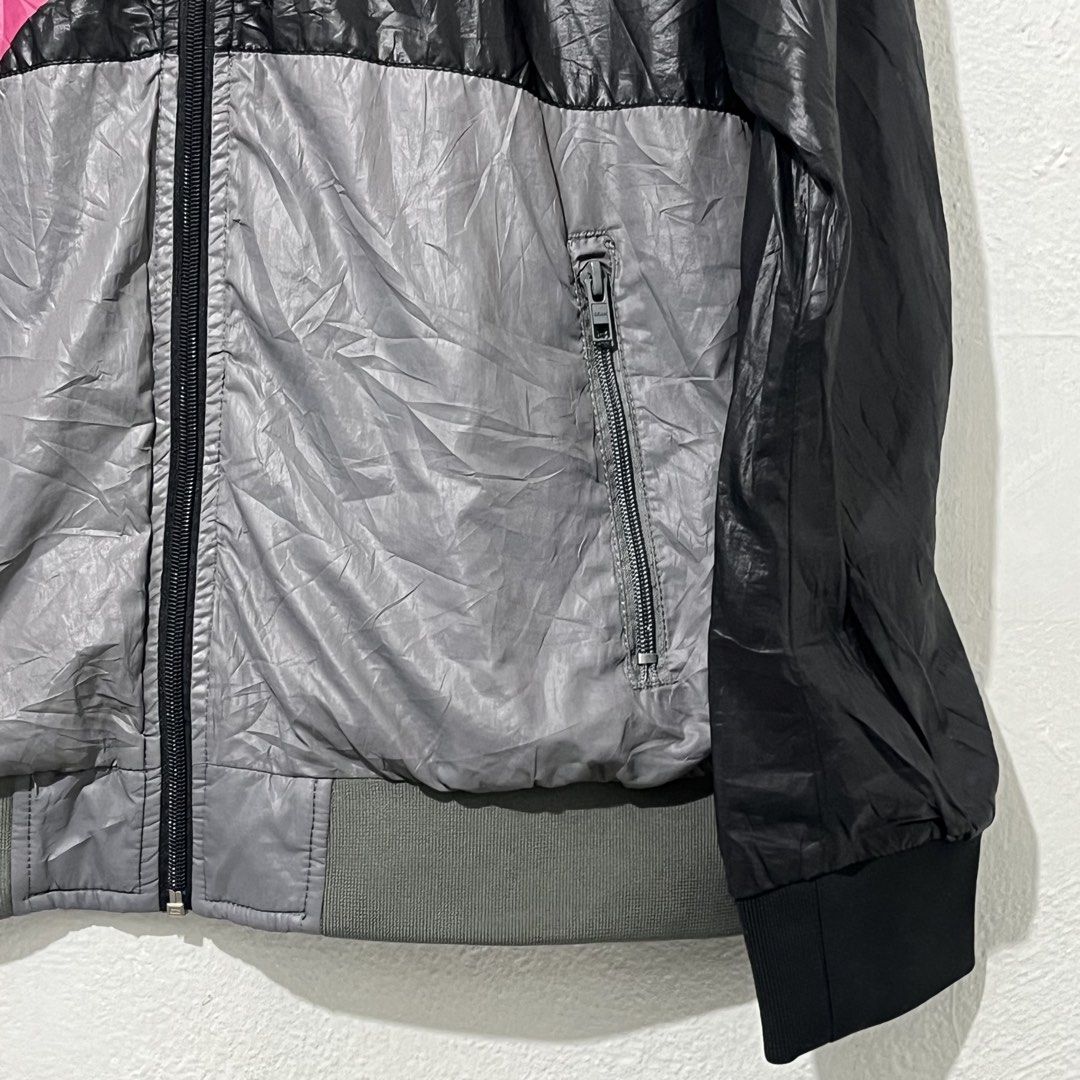 Men's Jacket with Hood [Large] (Category: Coats, Jackets and Outerwear) located in Quezon City. Submitted by jpsstore (Listing ID 1461026645, Image 3). Description: Size: Large Width: 23" Length: 25" Sleeve: 22" No issue MOP: Gcash SHIPPING: J&t | Lalamove.