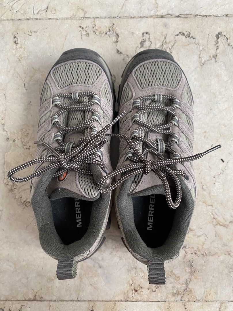 Merrell Moab 3 Hiking Shoes (Category: Hiking & Camping) located in Manila. Submitted by mariadulcereyes (Listing ID 1461067849, Image 3). Description: - Merrell Moab 3 hiking shoes - Ideal for trails and outdoor adventures - Durable construction with excellent grip - Secure lace-up closure - Comfortable for extended wear and long walks - Ready for your next hiking trip.