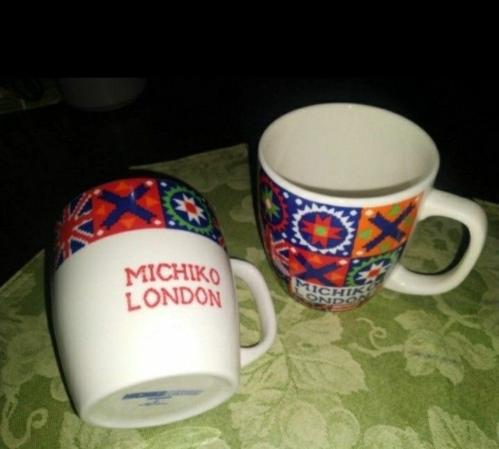 Michiko London Coffee Mug (Category: Coffee & Tea Tableware) located in Bulacan. Submitted by mitchikoscollection (Listing ID 1460975433, Image 2). Description: ‼️PLEASE READ‼️ 💞FREE with Minimum Purchase of worth 3K 💞 🩷Authentic Original Rare Vintage 🩷.