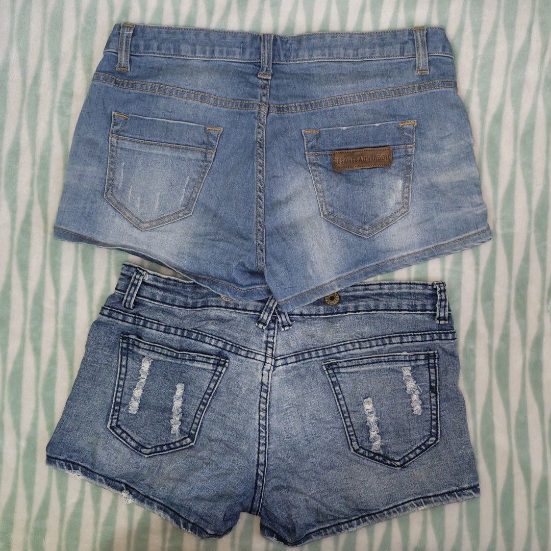 MICRO SHORT | LOW WAIST SHORT DENIM Bundle (Category: Shorts) located in Maragondon. Submitted by wynne.picks (Listing ID 1461090913, Image 2). Description: Bundle size 28-39.