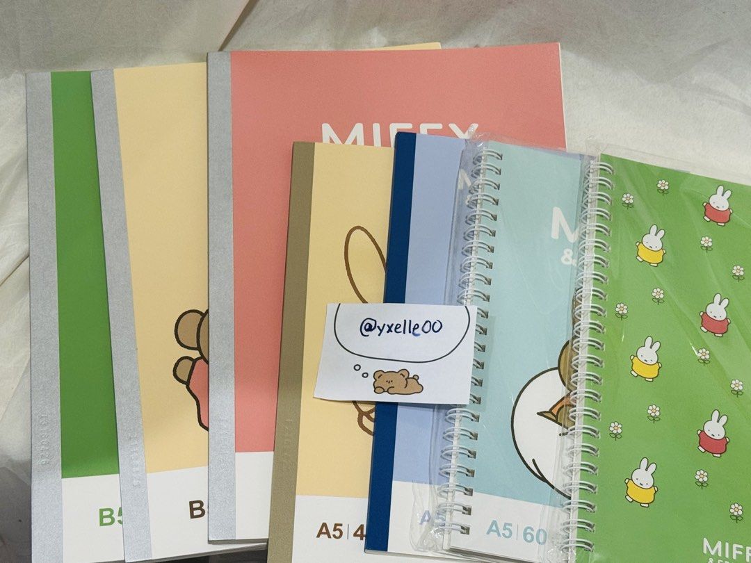 Miffy Stationery School Supplies (Category: Stationery & School Supplies) located in Manila. Submitted by yxelle00 (Listing ID 1461107745, Image 3). Description: Miffy Stationery School Supplies — Pens, Notebooks, Sticky Notes, Stapler, Correction Tape, Ruler, Scissors — On Hand | Brand New | Original MOP: GCash MOD: J&T/SDD 📍Metro Manila.