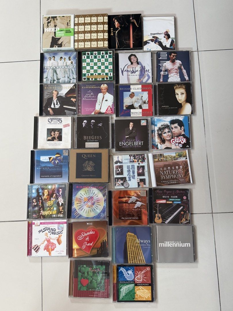 mixed cd bundle (Category: CDs & DVDs) located in Ipoh. Submitted by francescalqr95 (Listing ID 1460957134, Image 1). Description: -PLEASE REFER TO THE SECOND IMAGE FOR PRICING -idh cd player so i cant test these unfortunately 😭😭😭 -doesnt work = refund (send me evidence ofc) -no fussy buyer, no rush postage!! -pay first, then ill post out.