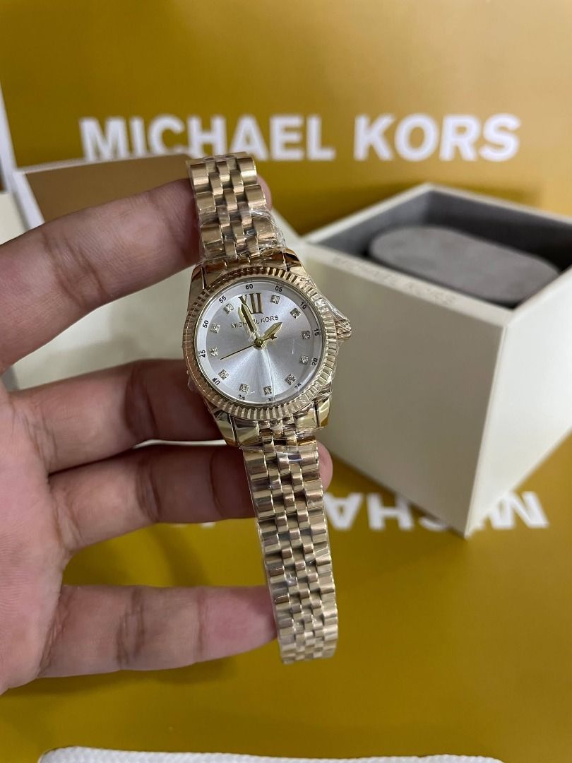 MK Lexington Mini Watch (Category: Women's Watches) located in Manila. Submitted by msddirectfactoryoutlet (Listing ID 1460955574, Image 2). Description: CLEARANCE SALE US GRADE COMPLETE INCLUSIONS.