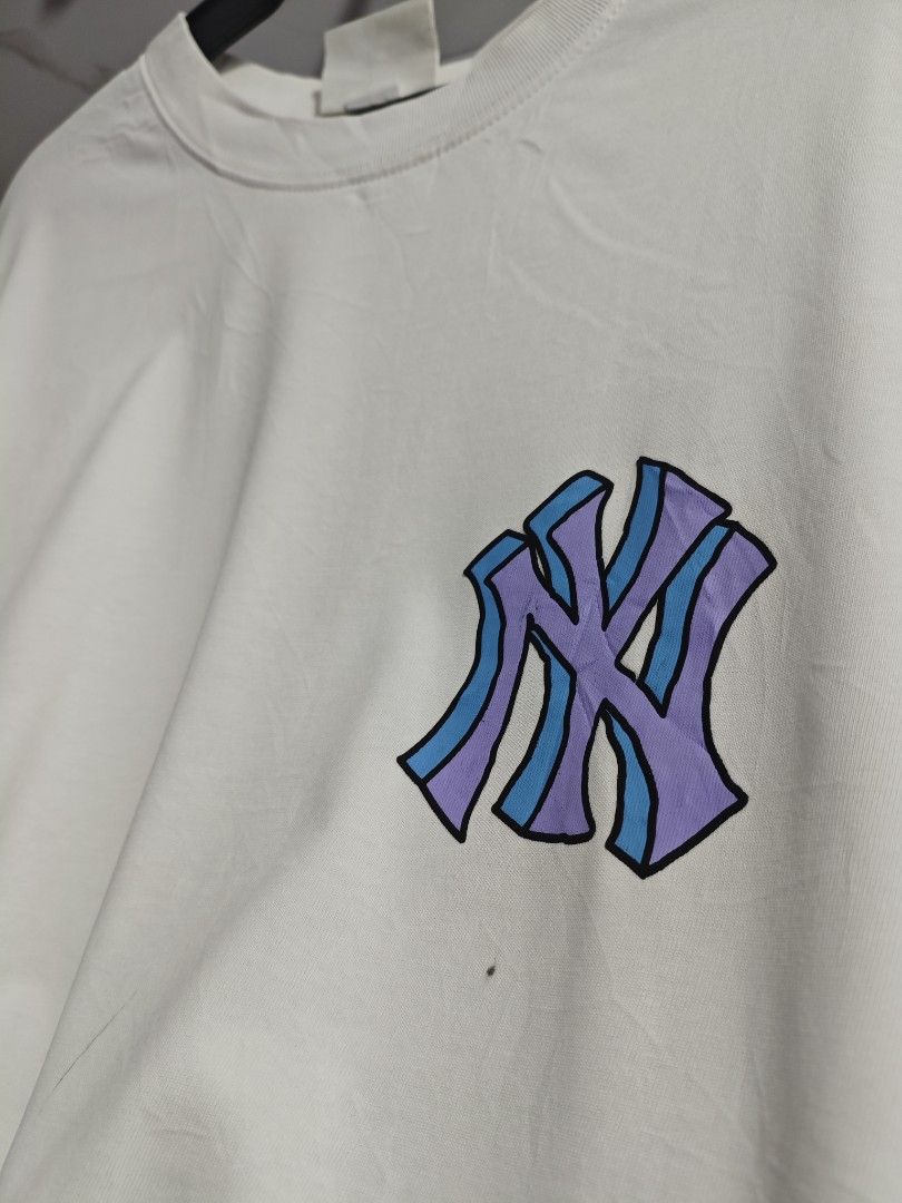 MLB New York Men Tshirt (Category: Tshirts & Polo Shirts ) located in Baguio. Submitted by jayjay_apparel01 (Listing ID 1461045949, Image 3). Description: MLB New York Men Tshirt Color Rate 9/10 Flaw Minimal Stains And Crackprints Complete Tags Makapal Tela Need Wash Size 2XL Dimes 25 Width 30 Length Price P299.