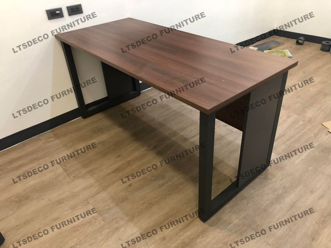 Modern Wooden Office Desk with Black Frame (Category: Office Furniture & Fixtures) located in Quezon City. Submitted by youngearth_667e84 (Listing ID 1460963476, Image 1). Description: LTSDECO Home and Office Furniture Trading MANUFACTURER • FABRICATOR • SUPPLIER 📲 V i b e r : +63 923 841 8065 HIGHER PRICE, BUT WORTH IT BECAUSE OF THE QUALITY🔥 ❤️‍🔥 😍 🤩 👀 💯 🚀 LTSDECO Home and Office Furniture Trading is a trusted manufacturer, fabricator, 
