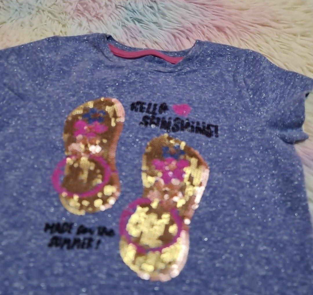Mothercare blue sequin top (Category: Babies & Kids Fashion) located in Las Pinas. Submitted by assortedkidzstuffs (Listing ID 1461114345, Image 3). Description: Mothercare bought almost 1k+ 3-4Y ganda ng quality of this imported brand really pretty and stunning.