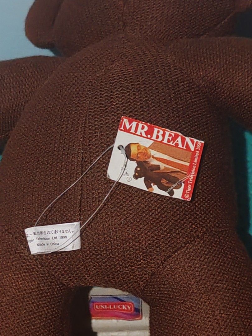 Mr. Bean teddy bear (Category: Plushies & Soft Toys) located in Manila. Submitted by ritzselect26 (Listing ID 1461086427, Image 2). Description: Mr. Bean teddy bear New with tag No issue.