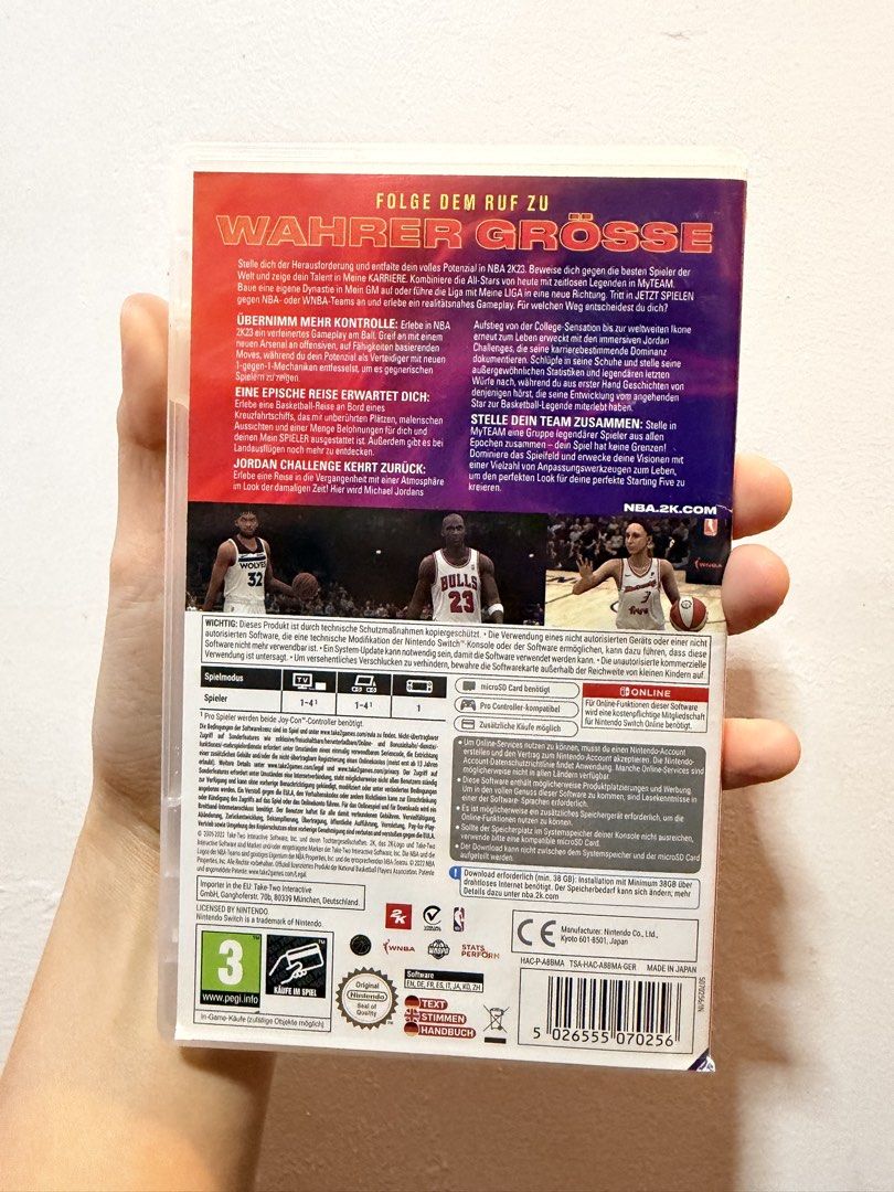 NBA 2k23 (Category: Nintendo) located in Manila. Submitted by aicalicious (Listing ID 1461079747, Image 2). Description: NBA 2k23 for switch oled No issue Can do meet up or lalamove .