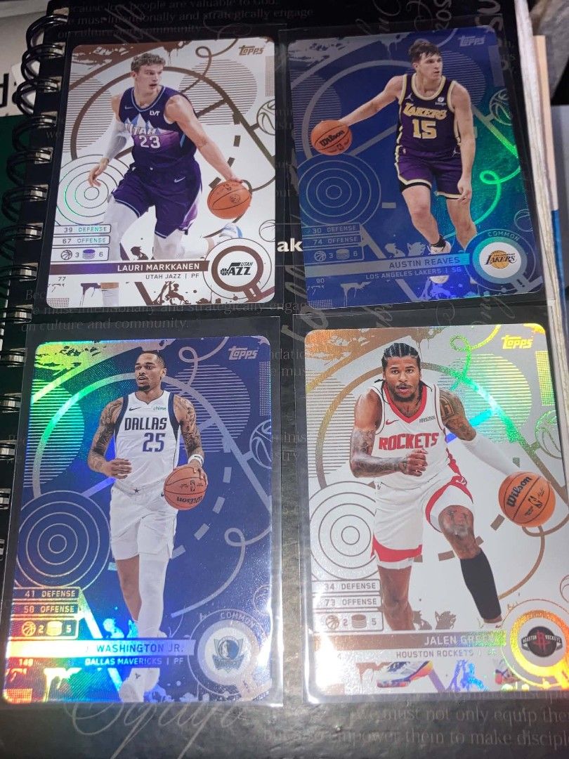 NBA Cards ForSale (Category: Raw Singles) located in Manila. Submitted by jtoyzandcollectibles (Listing ID 1461109346, Image 1). Description: NBA Cards ₱20 EACH ‼️ We only ship every Sunday & Monday night ‼️ 📌 Buyer shoulders shipping fee 📍 Cainta Rizal 💸 GCash only 🛵 Lalamove or LBC only 💬 Send a message if you're interested!.