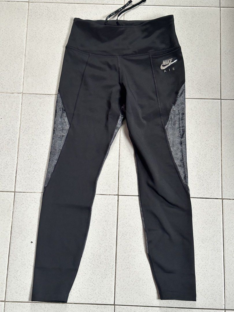 Nike Air Dri Fit Leggings (Category: Activewear) located in Manila. Submitted by seller.13 (Listing ID 1461114453, Image 1). Description: - Never used - Tight fit - Mid rise - Full Length - has back pocket RFS: doesnt fit Available in SMALL and MEDIUM.