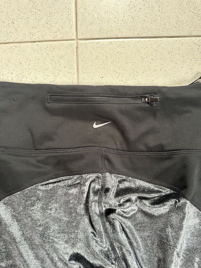 Nike Air Dri Fit Leggings (Category: Activewear) located in Manila. Submitted by seller.13 (Listing ID 1461114453, Image 3). Description: - Never used - Tight fit - Mid rise - Full Length - has back pocket RFS: doesnt fit Available in SMALL and MEDIUM.