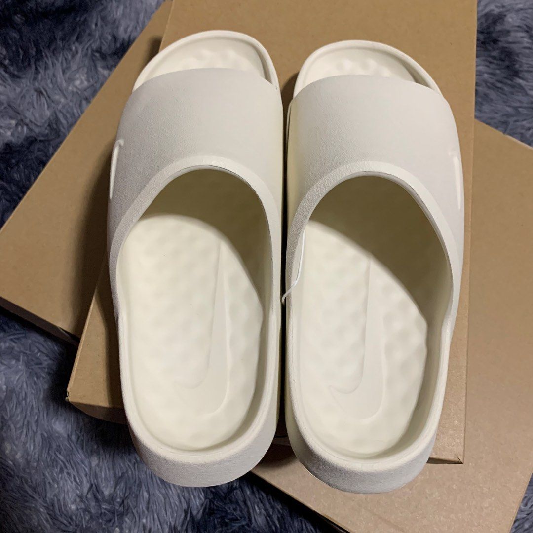 Nike Calm Slides Cream (Category: Slippers & Slides) located in Cavite. Submitted by rexander07 (Listing ID 1460473611, Image 3). Description: For Sale❗️ Nike Calm 2.0 Men’s Slide Coconut milk Srp - 2,595 Sale - 1,700 Size : 8 / 9 / 10 / * Need 500 DP to process your order * No cancelation of order, once cancel order forfeited na po yung 500 DP. ✔️100% Original ✔️Unli Legit Check 🛵 Lalamove Within Metro Manila (COD ) 🚚 We ship nationwide LBC ( 
