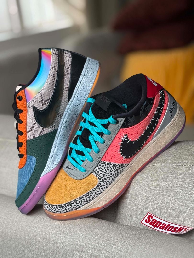 Nike Dbook 1 NRG What The?! (Category: Sneakers) located in Balanga. Submitted by hehehehehehehehehehehehehehehe (Listing ID 1460931378, Image 2). Description: LIMITED EDITION ‼️ ₱ 8495 ONLY ✅ (srp ₱ 9095) ❌ Book 1 NRG ‘What The?!' Size: 7.5 / 9 / 9.5 / 10 US Men's Item is brand new, 100% leg!t 💯 Location: Balanga City 📍 Shipping: Jrs / Lbc 🚛 FB & IG: SapatosKYJN.