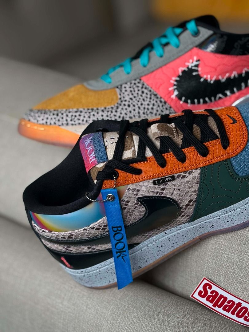 Nike Dbook 1 NRG What The?! (Category: Sneakers) located in Balanga. Submitted by hehehehehehehehehehehehehehehe (Listing ID 1460931378, Image 3). Description: LIMITED EDITION ‼️ ₱ 8495 ONLY ✅ (srp ₱ 9095) ❌ Book 1 NRG ‘What The?!' Size: 7.5 / 9 / 9.5 / 10 US Men's Item is brand new, 100% leg!t 💯 Location: Balanga City 📍 Shipping: Jrs / Lbc 🚛 FB & IG: SapatosKYJN.