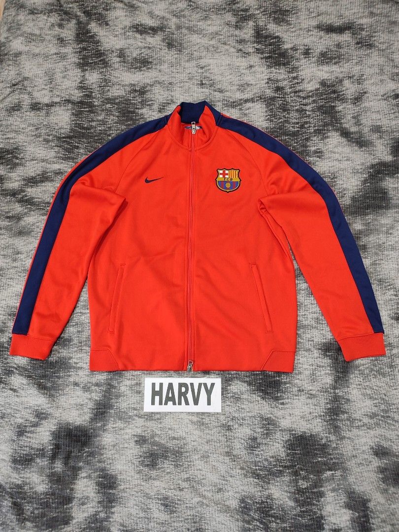 Nike FCB Barcelona Jacket (Category: Coats, Jackets and Outerwear) located in Cebu City. Submitted by haryvyylyynn (Listing ID 1460936704, Image 1). Description: Nike xl on tag 1800.